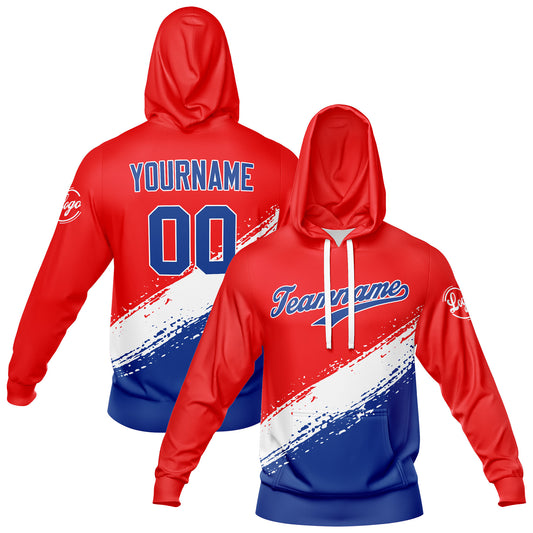 Benutzerdefiniert Rot Marine Tarnung Sport Jersey Satz Trainingsanzug Zur Seite fahren Kapuzenpullover Oberteile und Hose Satz Königlich