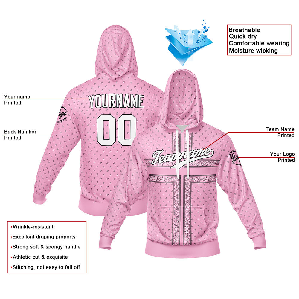 Benutzerdefiniert Rosa Tarnung Sport Jersey Satz Trainingsanzug Zur Seite fahren Kapuzenpullover Oberteile und Hose Satz Königlich