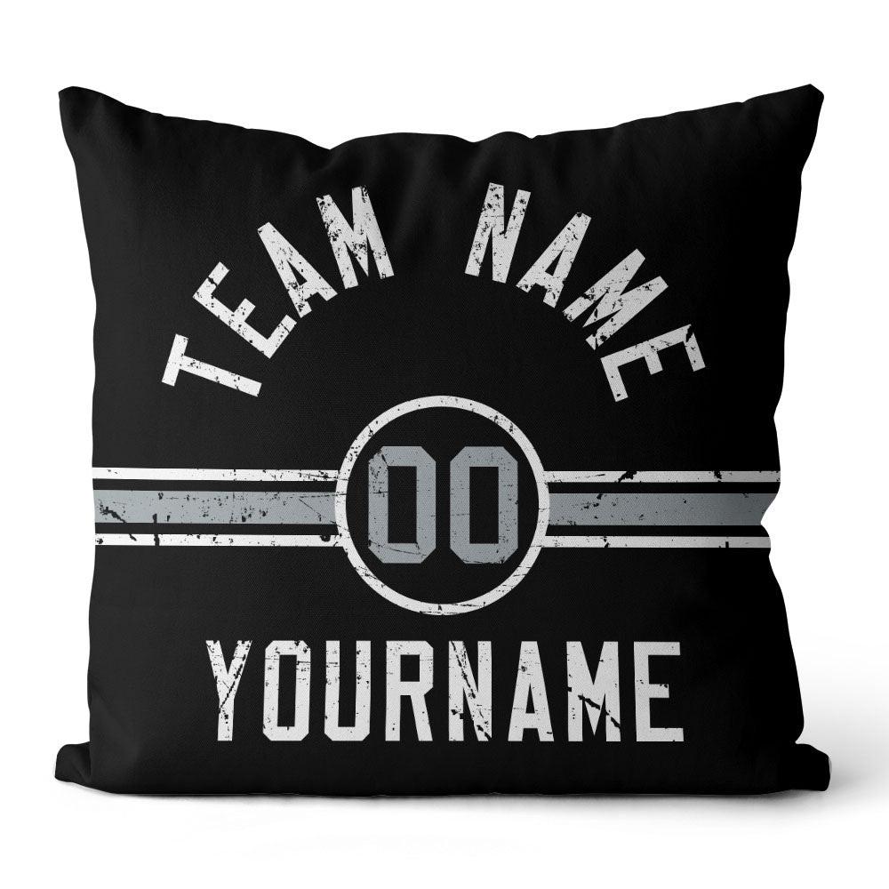 Personalisiertes Wurfkissen im Fußball-Stil mit bedrucktem Namen und Nummer, geeignet als Geschenk für Männer, Frauen und Jungen
