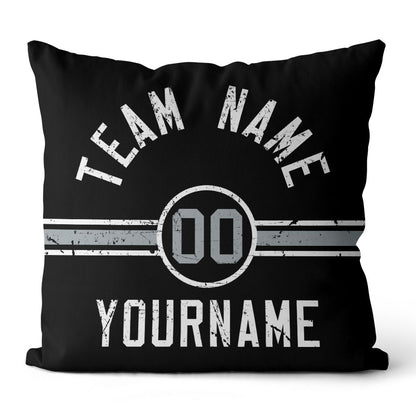 Personalisiertes Wurfkissen im Fußball-Stil mit bedrucktem Namen und Nummer, geeignet als Geschenk für Männer, Frauen und Jungen