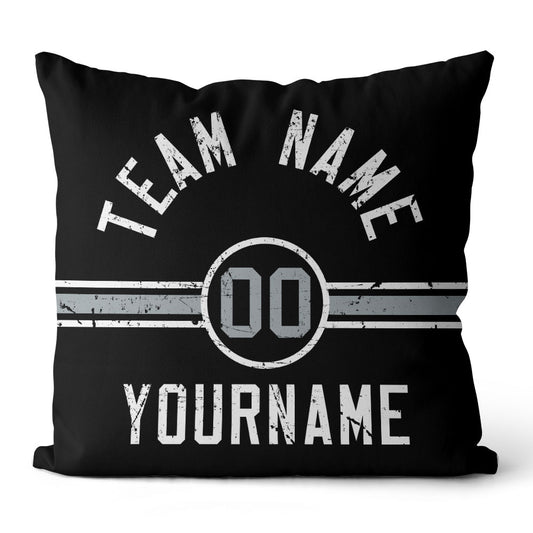 Personalisiertes Wurfkissen im Fußball-Stil mit bedrucktem Namen und Nummer, geeignet als Geschenk für Männer, Frauen und Jungen