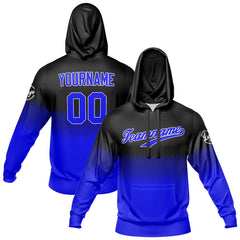 Benutzerdefiniert Schwarz Blau Tarnung Sport Jersey Satz Trainingsanzug Zur Seite fahren Kapuzenpullover Oberteile und Hose Satz Königlich