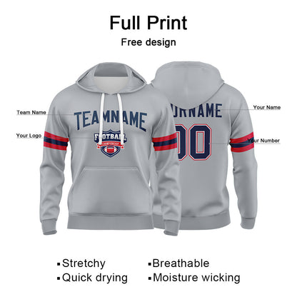 Benutzerdefinierter Sweatshirt-Hoodie für Mann, Frau, Mädchen, Junge. Drucken Sie Ihr Logo, Ihren Namen und Ihre Nummer