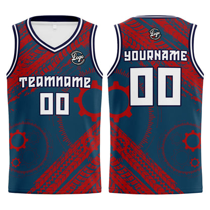 Benutzerdefinierter Ägäisches Blau Basketball Jersey Uniform Anzug gedruckt Ihr Logo Name Nummer