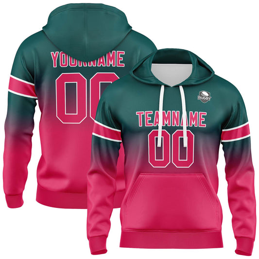 Benutzerdefinierter Verlauf Sweatshirt-Hoodie für Mann, Frau, Mädchen, Junge. Drucken Sie Ihr Logo, Ihren Namen und Ihre Nummer ﻿