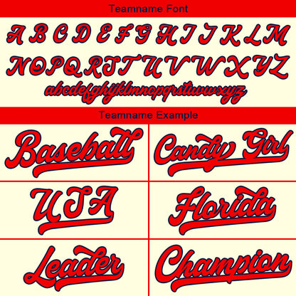 Benutzerdefinierte Authentisch Baseball-Trikot Creme Netz