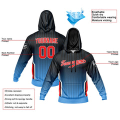 Benutzerdefiniert Schwarz Blau Tarnung Sport Jersey Satz Trainingsanzug Zur Seite fahren Kapuzenpullover Oberteile und Hose Satz Königlich