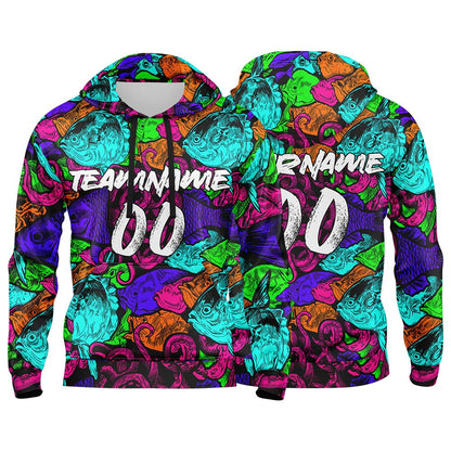 Benutzerdefinierter Sweatshirt-Hoodie für Mann, Frau, Mädchen, Junge. Drucken Sie Ihr Logo, Ihren Namen und Ihre Nummer Teal&Rose