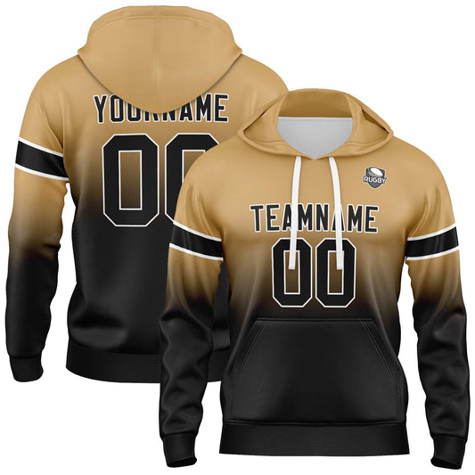 Benutzerdefinierter Verlauf Sweatshirt-Hoodie für Mann, Frau, Mädchen, Junge. Drucken Sie Ihr Logo, Ihren Namen und Ihre Nummer ﻿