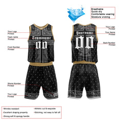 Benutzerdefinierter Reversible Basketballanzug für Erwachsene und Kinder Personalisiertes Trikot