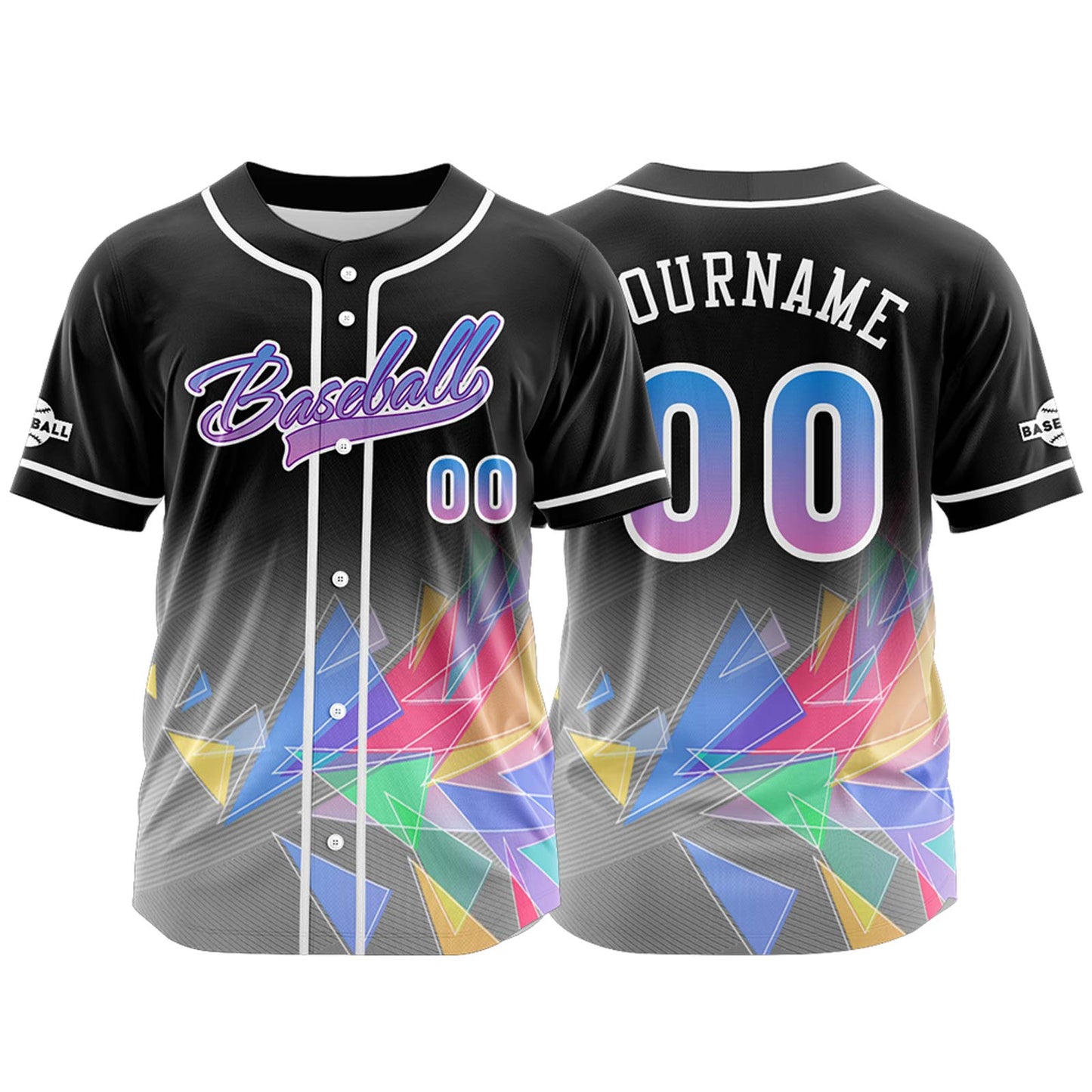 Benutzerdefiniert Schwarz Baseball Uniformen Drucken für Jungs Mädchen und Kinder Machen Ihr Team Mehr Vielfältig