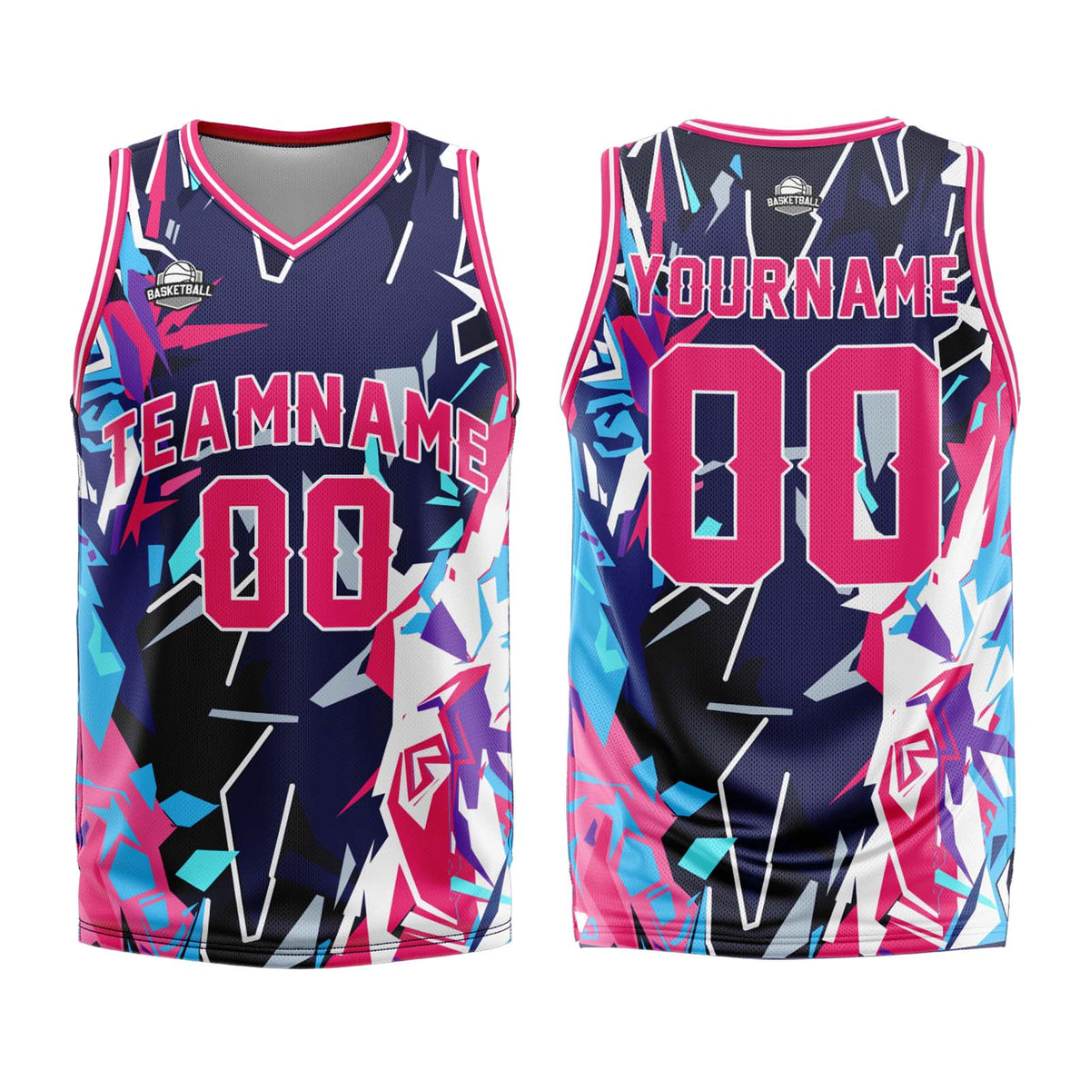 Benutzerdefinierter Rot Basketball Jersey Uniform Anzug gedruckt Ihr Logo Name Nummer