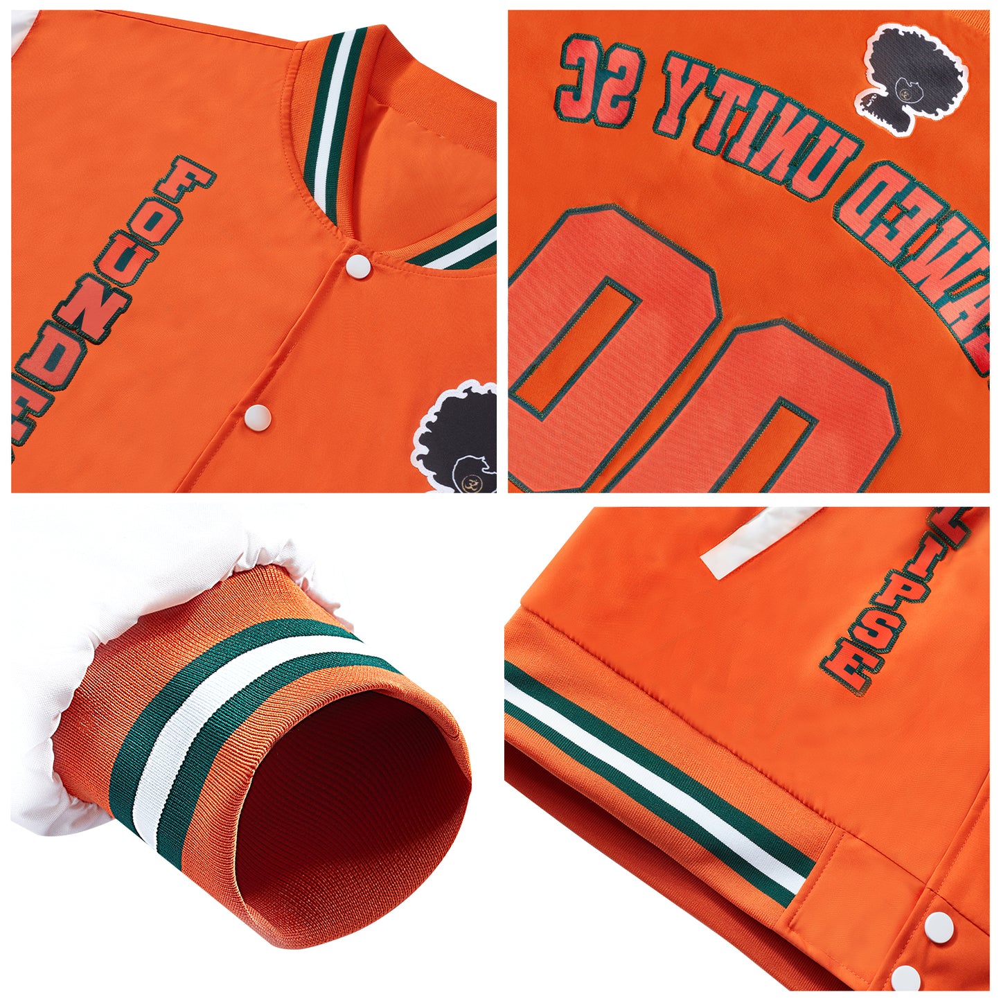 Benutzerdefiniert Schwarz Rot Wasserdichte Varsity Jacken Personalisiert genäht Name Nummer Logo zu Letterman Jacken