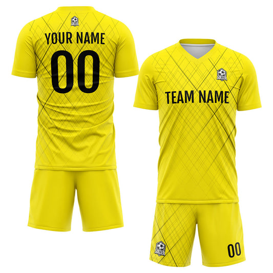 Benutzerdefinierte Fußballuniform Jersey Kinder Erwachsene Personalisiertes Set Jersey Shirt