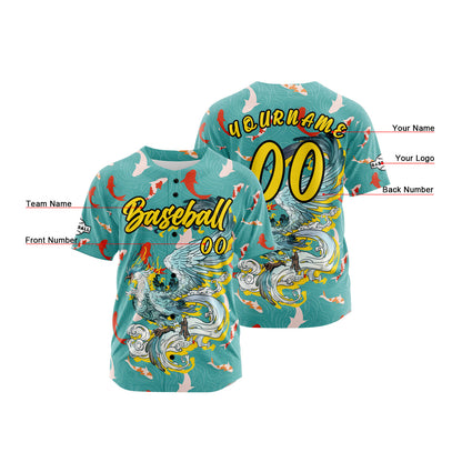 Benutzerdefiniert Teal Baseball Uniformen Drucken für Jungs Mädchen und Kinder Machen Ihr Team Mehr Vielfältig