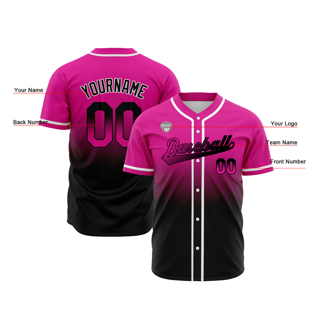 Benutzerdefiniert Baseball Uniformen Drucken für Jungs Mädchen und Kinder Machen Ihr Team Mehr Vielfältig