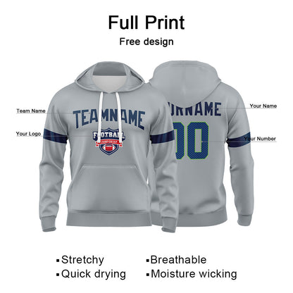 Benutzerdefinierter Sweatshirt-Hoodie für Mann, Frau, Mädchen, Junge. Drucken Sie Ihr Logo, Ihren Namen und Ihre Nummer