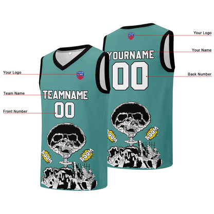 Individuelle Basketball-Jersey für Männer und Frauen. Gestickter und gedruckter Name, Nummer und Logo