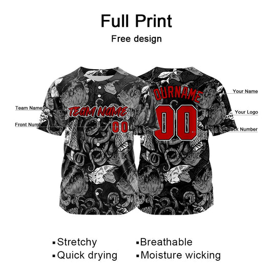 Benutzerdefinierte Baseball Jersey Personalisierte Baseball Shirt genäht und Druck Grau&Weiß