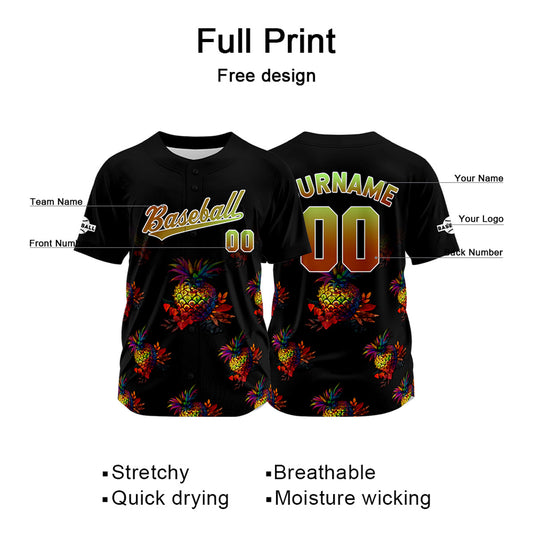 Benutzerdefiniert Schwarz Baseball Uniformen Drucken für Jungs Mädchen und Kinder Machen Ihr Team Mehr Vielfältig
