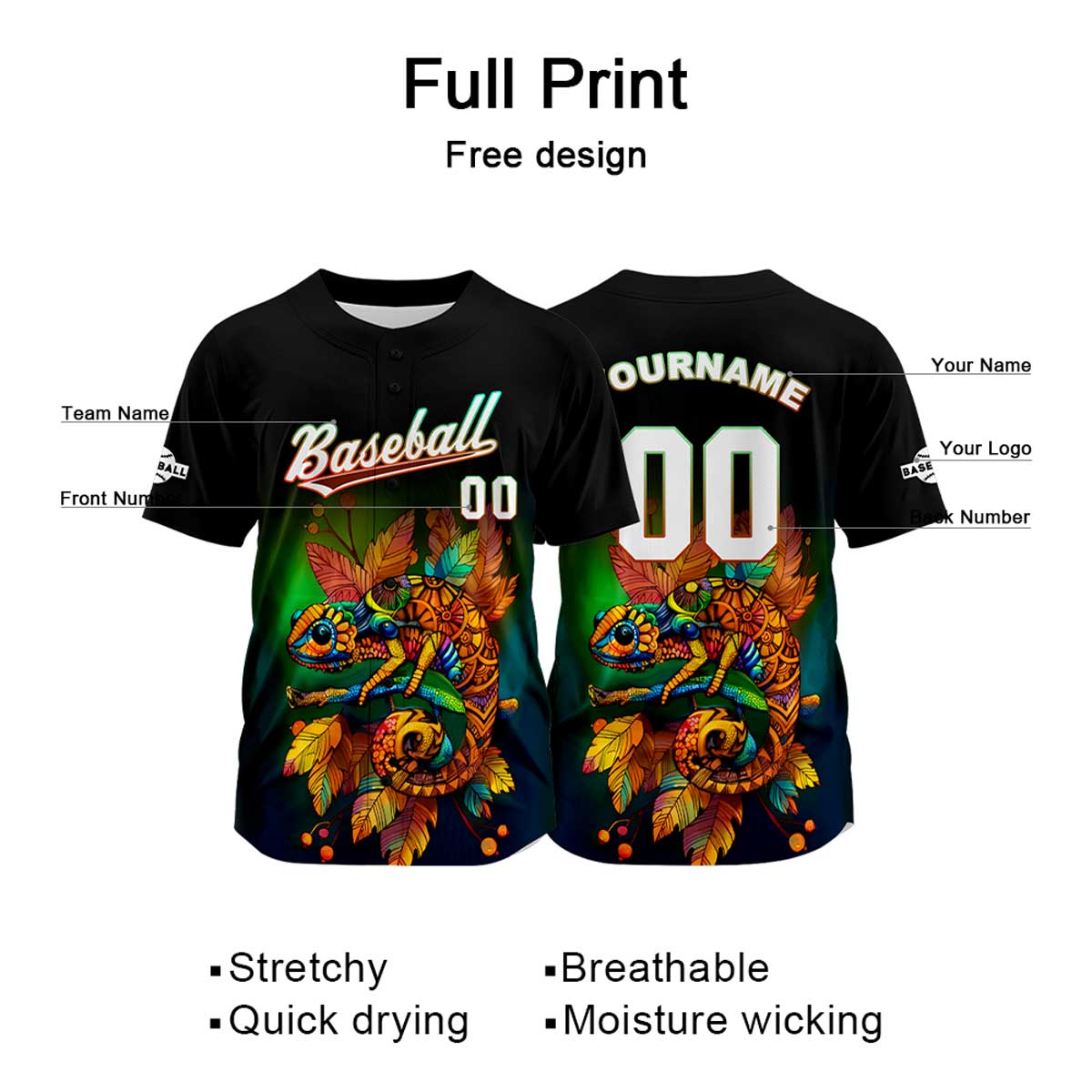 Benutzerdefiniert Schwarz Baseball Uniformen Drucken für Jungs Mädchen und Kinder Machen Ihr Team Mehr Vielfältig