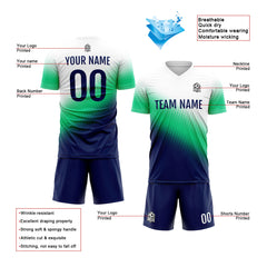 Benutzerdefinierte Fußballuniform Jersey Kinder Erwachsene Personalisiertes Set Jersey Shirt