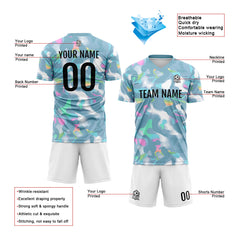 Benutzerdefinierte Fußballuniform Jersey Kinder Erwachsene Personalisiertes Set Jersey Shirt