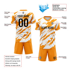 Benutzerdefinierte Fußballuniform Jersey Kinder Erwachsene Personalisiertes Set Jersey Shirt