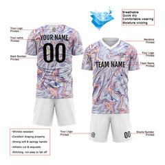 Benutzerdefinierte Fußballuniform Jersey Kinder Erwachsene Personalisiertes Set Jersey Shirt