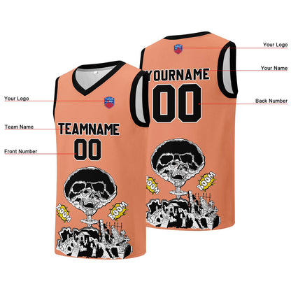 Individuelle Basketball-Jersey für Männer und Frauen. Gestickter und gedruckter Name, Nummer und Logo