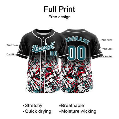 Benutzerdefiniert Schwarz Baseball Uniformen Drucken für Jungs Mädchen und Kinder Machen Ihr Team Mehr Vielfältig
