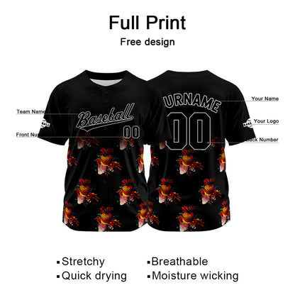 Benutzerdefiniert Schwarz Baseball Uniformen Drucken für Jungs Mädchen und Kinder Machen Ihr Team Mehr Vielfältig