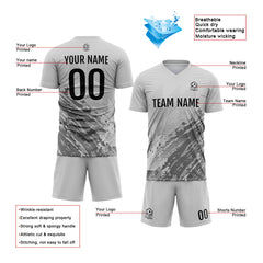 Benutzerdefinierte Fußballuniform Jersey Kinder Erwachsene Personalisiertes Set Jersey Shirt