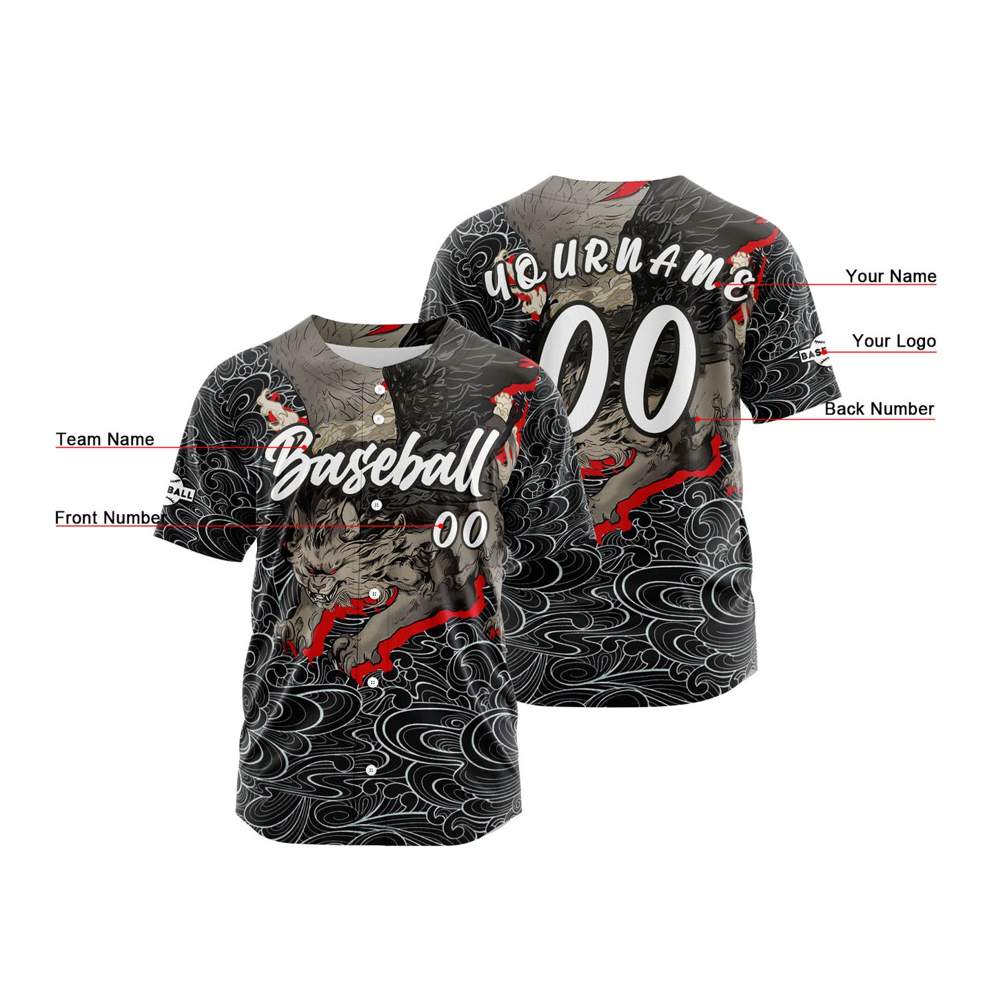Benutzerdefiniert Schwarz Grau Baseball Uniformen Drucken für Jungs Mädchen und Kinder Machen Ihr Team Mehr Vielfältig