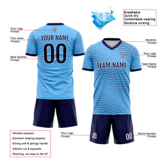 Benutzerdefinierte Fußballuniform Jersey Kinder Erwachsene Personalisiertes Set Jersey Shirt