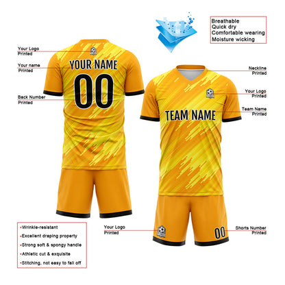 Benutzerdefinierte Orange Fußball Trikots für Männer Frauen Personalisierte Fußball Uniformen für Erwachsene und Kind