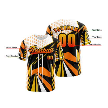 Benutzerdefiniert Orange Baseball Uniformen Drucken für Jungs Mädchen und Kinder Machen Ihr Team Mehr Vielfältig