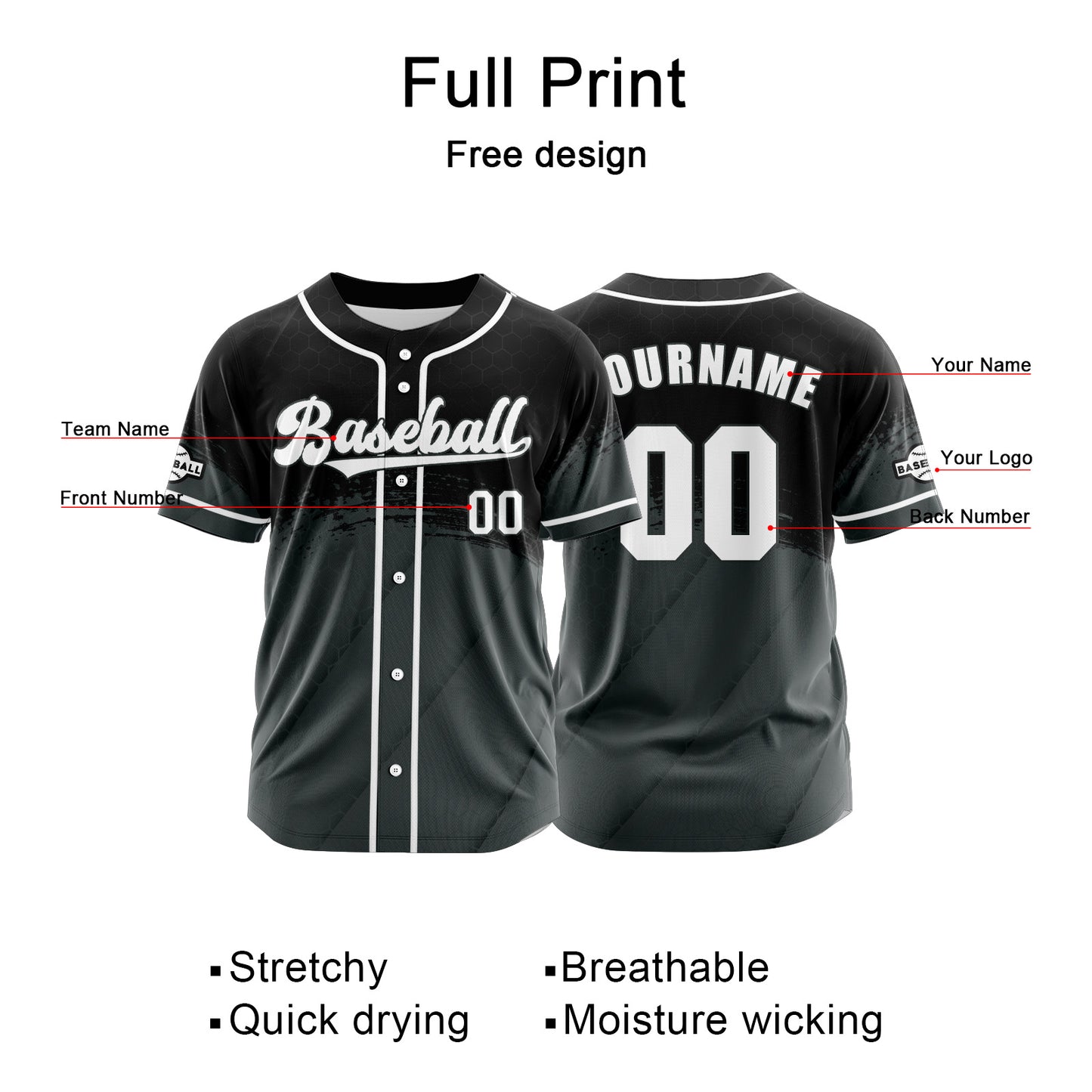 Benutzerdefiniert Grau Baseball Uniformen Drucken für Jungs Mädchen und Kinder Machen Ihr Team Mehr Vielfältig