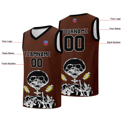 Individuelle Basketball-Jersey für Männer und Frauen. Gestickter und gedruckter Name, Nummer und Logo