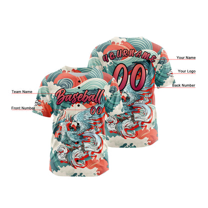 Benutzerdefiniert Grün Rot Baseball Uniformen Drucken für Jungs Mädchen und Kinder Machen Ihr Team Mehr Vielfältig