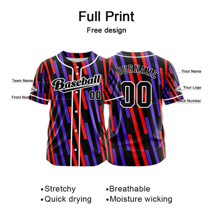 Benutzerdefiniert Schwarz Rot Baseball Uniformen Drucken für Jungs Mädchen und Kinder Machen Ihr Team Mehr Vielfältig