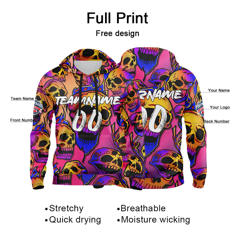 Benutzerdefinierter Sweatshirt-Hoodie für Mann, Frau, Mädchen, Junge. Drucken Sie Ihr Logo, Ihren Namen und Ihre Nummer Roseo&Royal