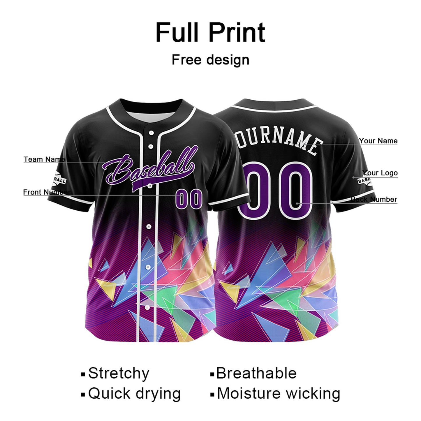 Benutzerdefiniert Schwarz Baseball Uniformen Drucken für Jungs Mädchen und Kinder Machen Ihr Team Mehr Vielfältig