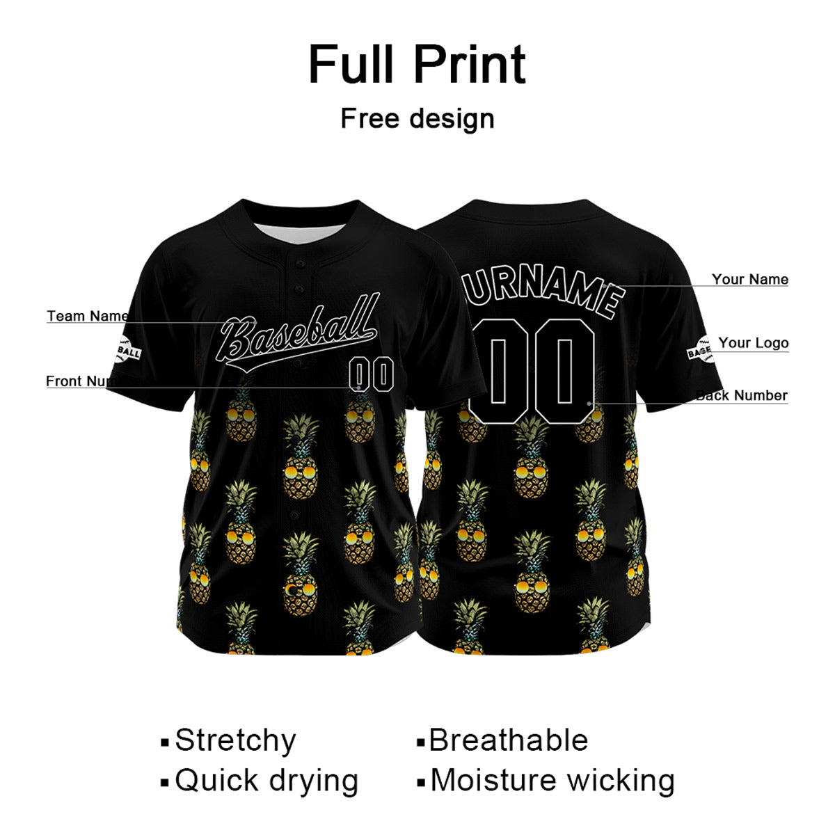 Benutzerdefiniert Gelb Baseball Uniformen Drucken für Jungs Mädchen und Kinder Machen Ihr Team Mehr Vielfältig