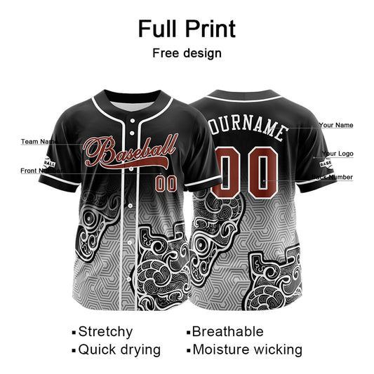 Benutzerdefiniert Schwarz Grau Baseball Uniformen Drucken für Jungs Mädchen und Kinder Machen Ihr Team Mehr Vielfältig