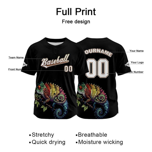 Benutzerdefiniert Schwarz Baseball Uniformen Drucken für Jungs Mädchen und Kinder Machen Ihr Team Mehr Vielfältig