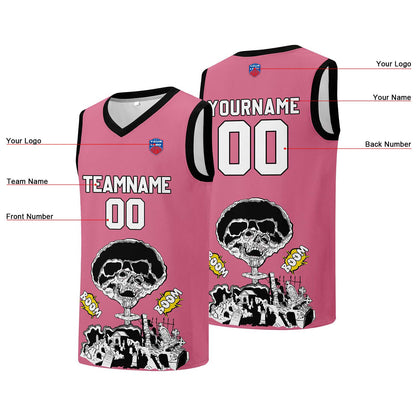 Individuelle Basketball-Jersey für Männer und Frauen. Gestickter und gedruckter Name, Nummer und Logo