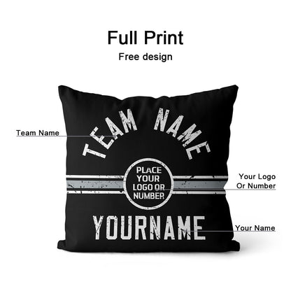 Personalisiertes Wurfkissen im Fußball-Stil mit bedrucktem Namen und Nummer, geeignet als Geschenk für Männer, Frauen und Jungen