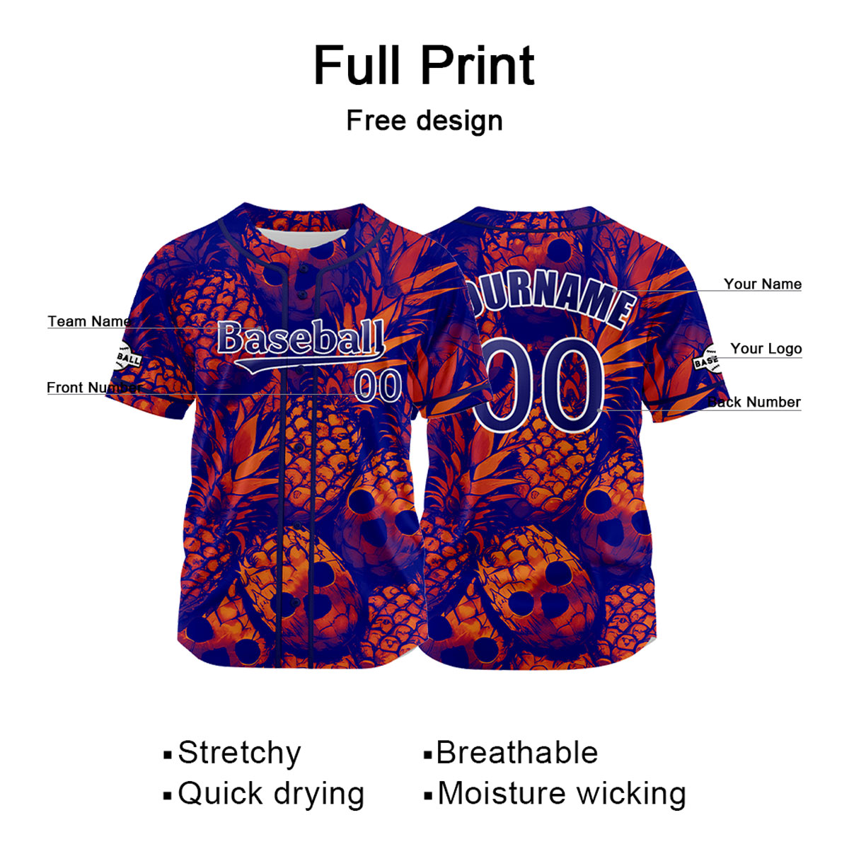 Benutzerdefiniert Rotnachtblau Baseball Uniformen Drucken für Jungs Mädchen und Kinder Machen Ihr Team Mehr Vielfältig