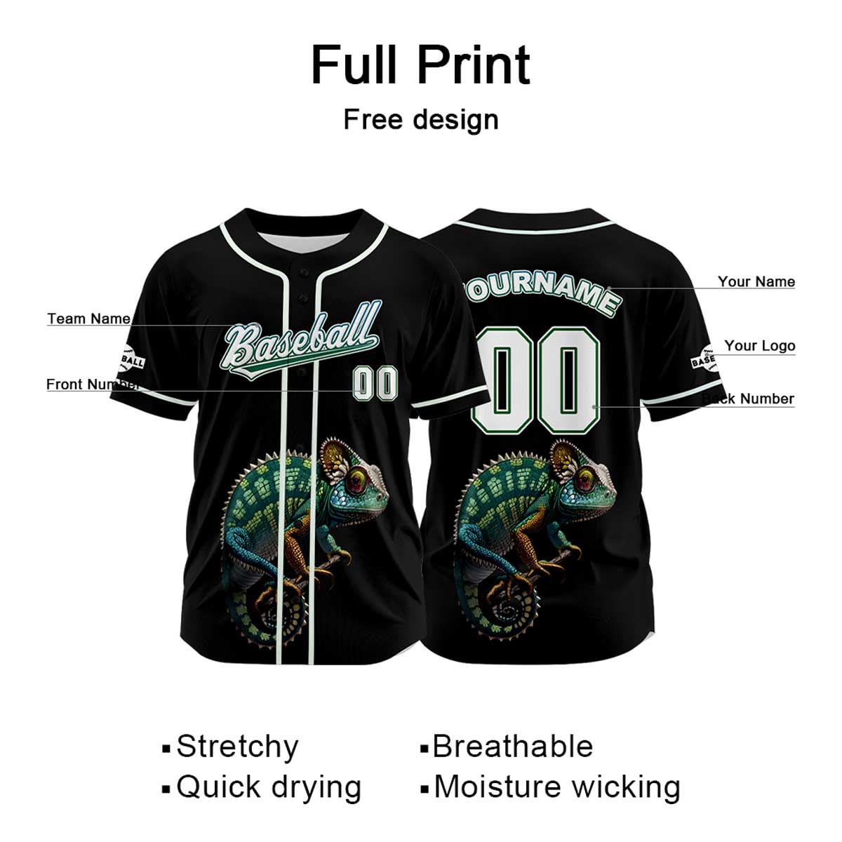 Benutzerdefiniert Schwarz Baseball Uniformen Drucken für Jungs Mädchen und Kinder Machen Ihr Team Mehr Vielfältig